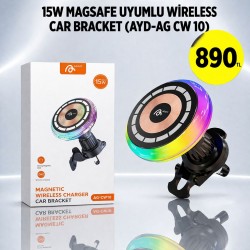 15W MAGSAFE UYUMLU WİRELESS CAR BRACKET (AYD-AG CW 10)