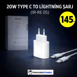20W TYPE C TO LİGHTNİNG ŞARJ (İR-RE 05)