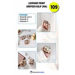 LEOPARD PRINT AİRPODS KILIF (MA)