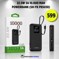 22.5W 3A 10.000 MAH POWERBANK (SH-YK PB5038)