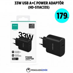 33W USB A+C POWER ADAPTÖR (HD-S11AC33S)