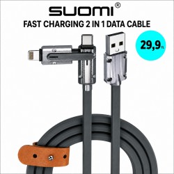 SUOMİ FAST CHARGİNG 2İN 1 DATA CABLE