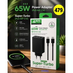 65W SUPER TURBO POWER ADAPTÖR (PLO-WP C14)