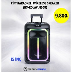 ÇİFT KARAOKELİ WİRELESS SPEAKER (HS-KOLAV J1508)