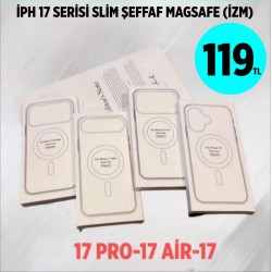 İPH 17 SERİSİ SLİM ŞEFFAF MAGSAFE (İZM)
