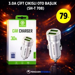 3.0A ÇİFT ÇIKIŞLI OTO BAŞLIK (SH-0T 708)