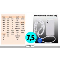 DARBEYE DAYANIKLI ŞEFFAF İPLİ (İZM)