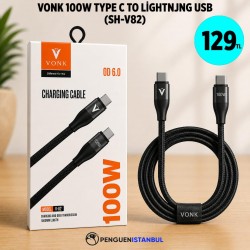 VONK 100W TYPE C TO LİGHTNİNG USB (SH-V82)