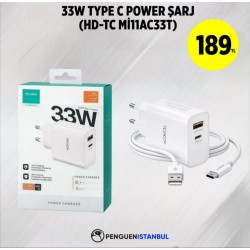 33W TYPE C POWER ŞARJ (HD-TC Mİ11AC33T)