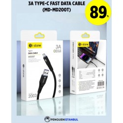 3A TYPE-C FAST DATA CABLE (MD-MD200T)