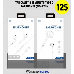 TAK ÇALIŞTIR 15 VE ÜSTÜ TYPE C EARPHONES (MD-R 115)
