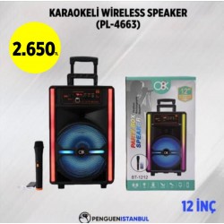 KARAOKELİ WİRELESS SPEAKER (PL-4663)