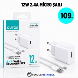 12W 2.4A MİCRO ŞARJ