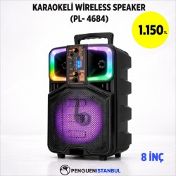 KARAOKELİ WİRELESS SPEAKER (PL-4684)