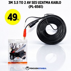 3M 3.5 TO 2 AV SES UZATMA KABLO (PL-8561)