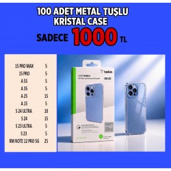 METAL TUŞLU KRİSTAL CASE (100 ADET)
