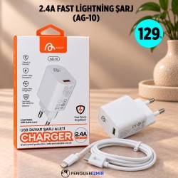 2.4A FAST LİGHTNİNG ŞARJ (AG-10)