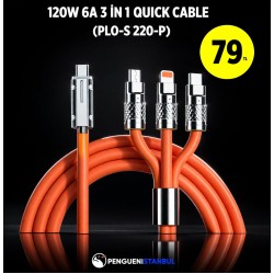 120W 6A 3 İN 1 QUİCK CABLE (PLO-S 220-P)