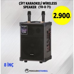 ÇİFT KARAOKELİ WİRELESS SPEAKER (TR-D 71)