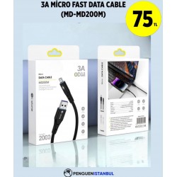 3A MİCRO FAST DATA CABLE (MD-MD200M)