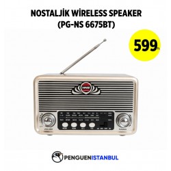 NOSTALJİK WİRELESS SPEAKER (PG-NS 6675BT)