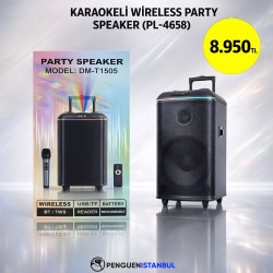 KARAOKELİ WİRELESS PARTY SPEAKER (PL-4658)