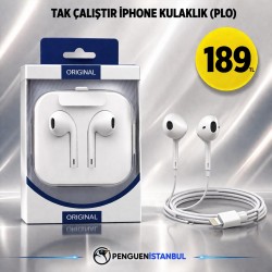 TAK ÇALIŞTIR İPHONE KULAKLIK (PLO)
