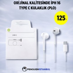ORJİNAL KALİTESİNDE İPH 16 TYPE C KULAKLIK (PLO)