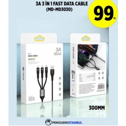 3A 3 İN 1 FAST DATA CABLE (MD-MD3030)