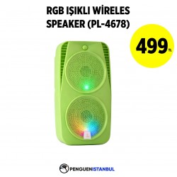 RGB IŞIKLI WİRELESS SPEAKER (PL-4678)