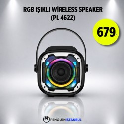 RGB IŞIKLI WİRELESS SPEAKER (PL-4622)