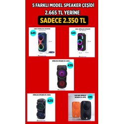 5 FARKLI MODEL SPEAKER ÇEŞİDİ 