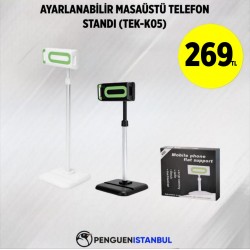 AYARLANABİLİR MASAÜSTÜ TELEFON STANDI (TEK-K05)