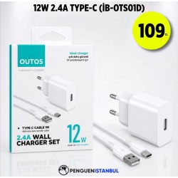12W 2.4A TYPE-C (İB-OTS01D)