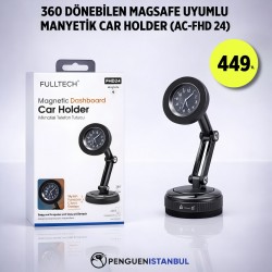 360 DÖNEBİLEN MAGSAFE UYUMLU MANYETİK CAR HOLDER (AC-FHD 24)